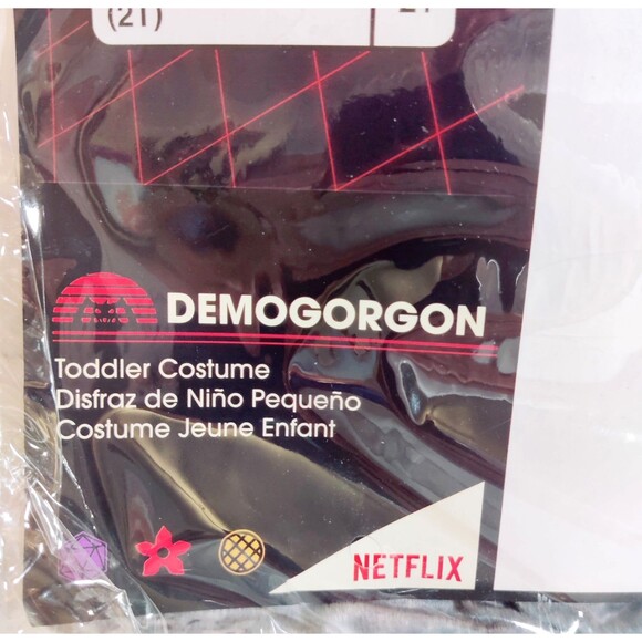 Disguise Licensed Stranger Things Demogorgon Posh Toddler Unisex Costume 2T NEW - Picture 2 of 16